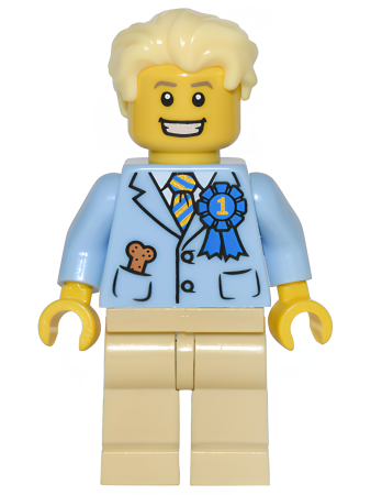 Минифигурка Lego Dog Show Winner, Series 16 col255 U